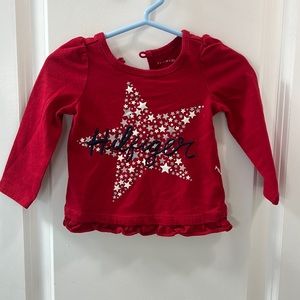 Hilfiger girls size 12 m shirt